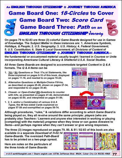 H-02.14b = E.T.C.Journey Game of Knowledge Upgrades of Q & A Cards for Topics 1-6
