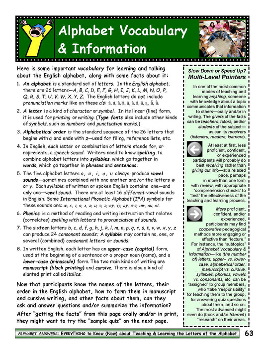 A-10 Assess Knowledge of the English-Roman Alphabet