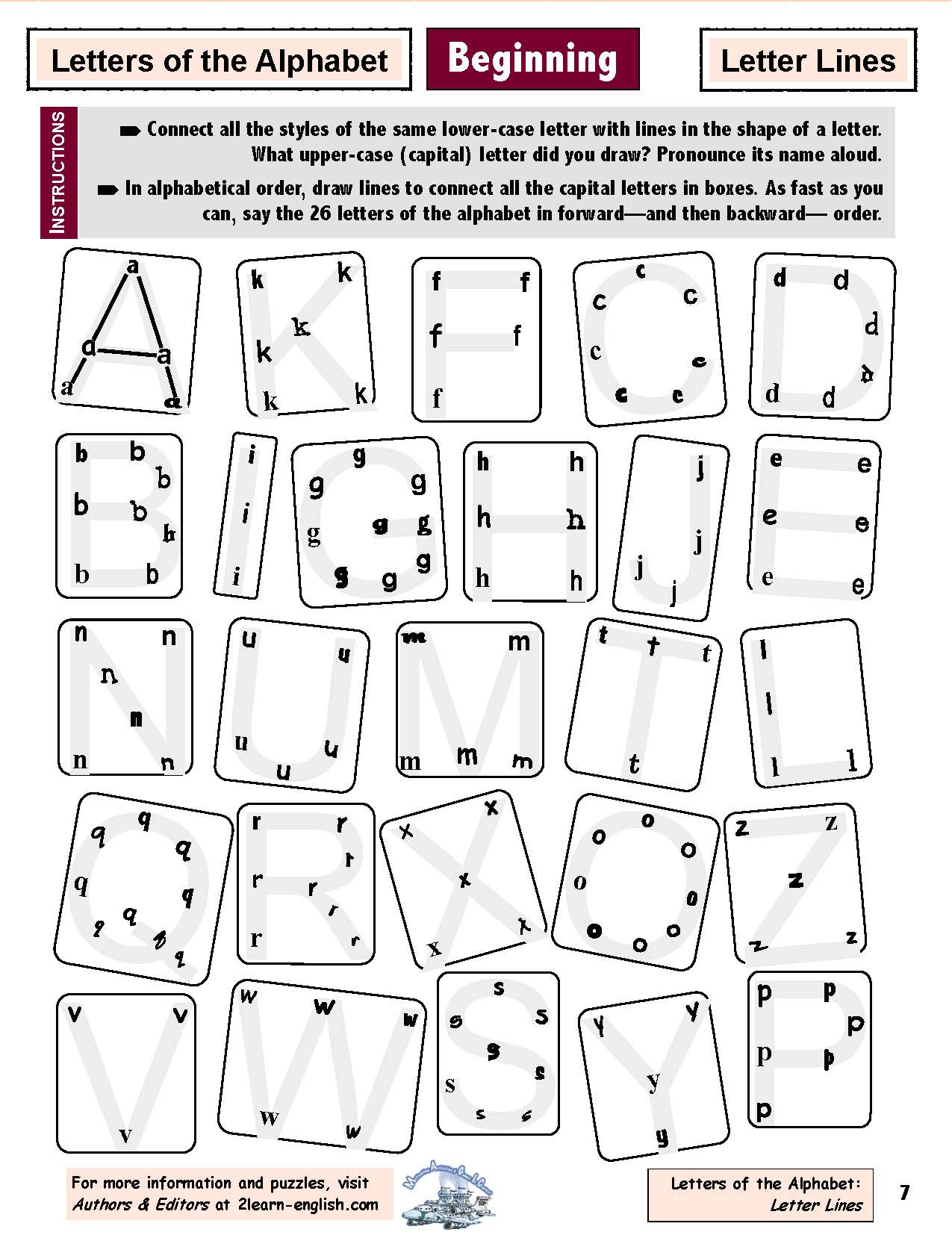 A-09.3 Do Alphabet Puzzles. Check Answers