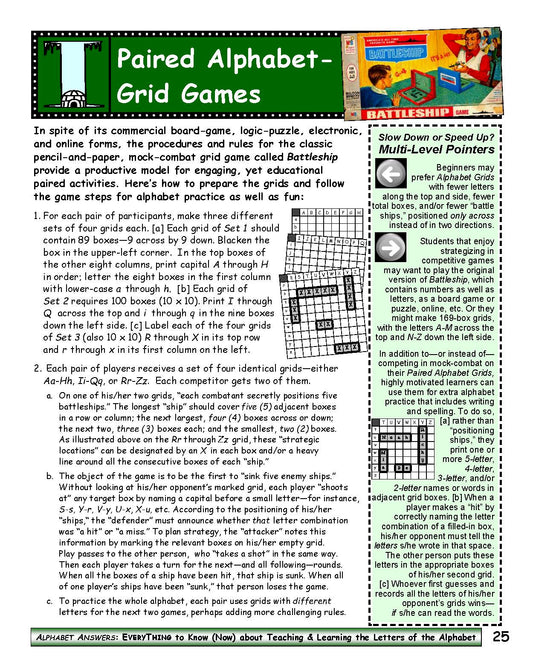 A-05.01 Make & Play Paired Alphabet-Letter Grid Games