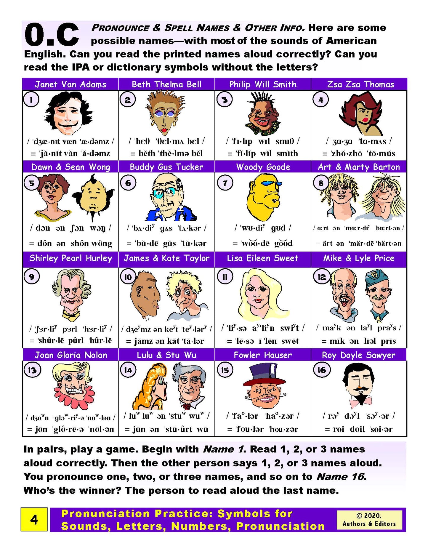 E-00.03a Get Pronunciation Practice with Symbols for Sounds, Alphabet Letters & Greetings