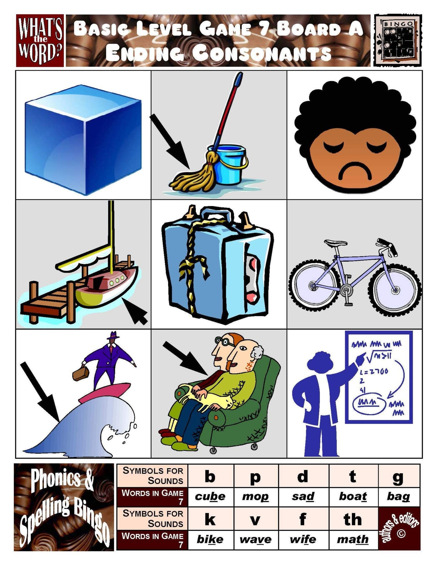 B-07a Phonics & Spelling Bingo - Basic Level (60-Page Activities & Ideas Book + 20 x 4 Pages of Games 1-8) (Print Version + Shipping)