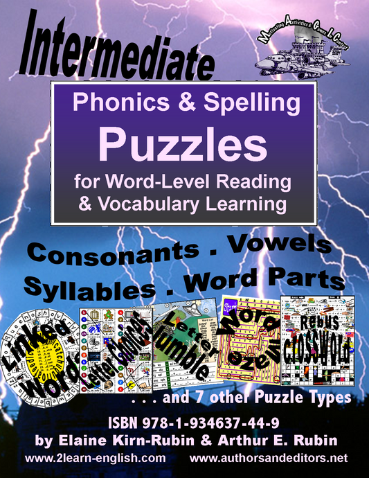 B-08c Intermediate Phonics & Spelling Puzzles