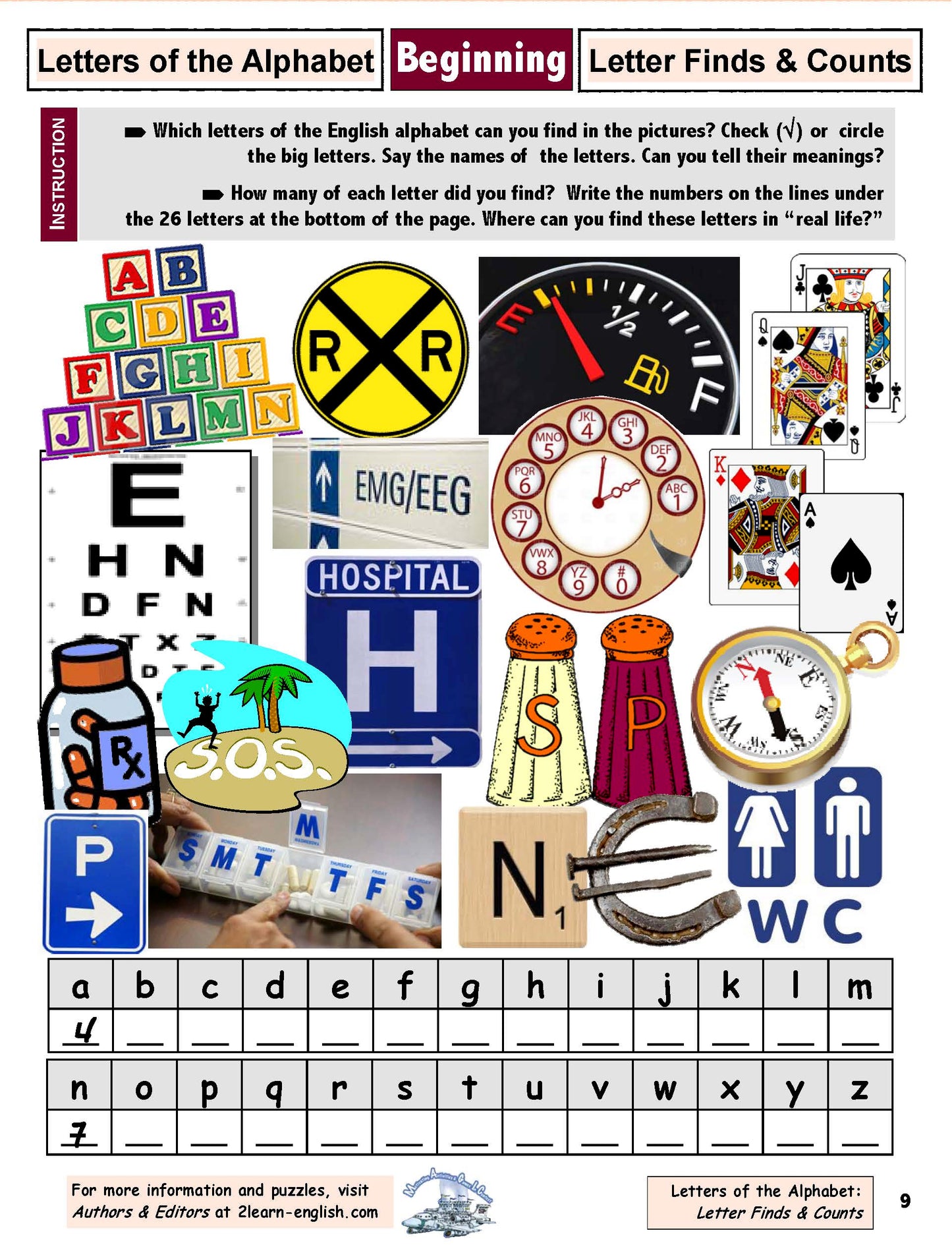 A-09.3 Do Alphabet Puzzles. Check Answers