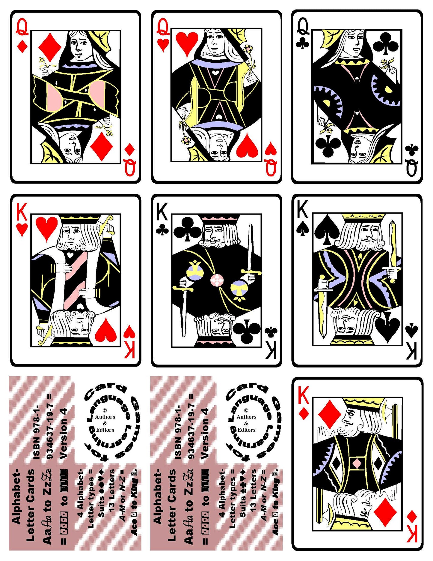 A-07.06: Use Alphabet-Letter Cards AaAa to ZzZz, Version 4, in Learning Activities & Games