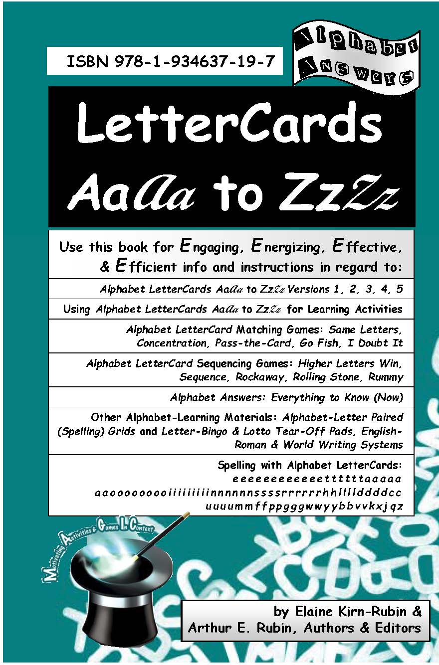 A-07.02: Learn Why & How to Use Alphabet-Letter Cards AaAa to ZzZz
