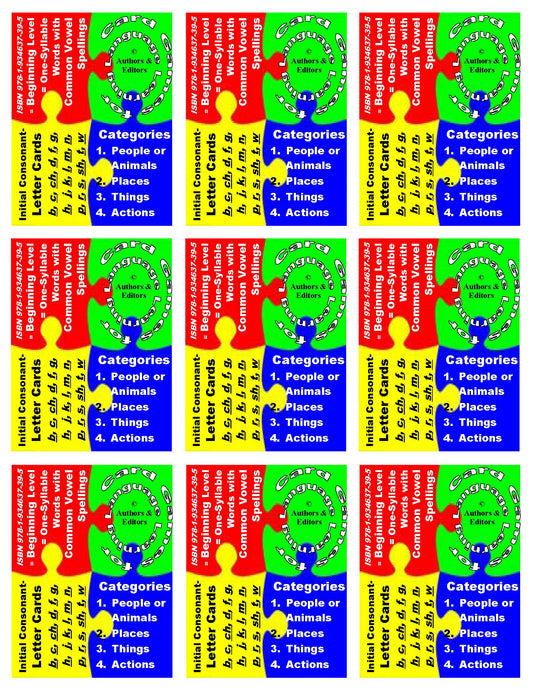 B-02.04 Get & Use 72 Beginning Initial-Consonant Picture & Word Cards