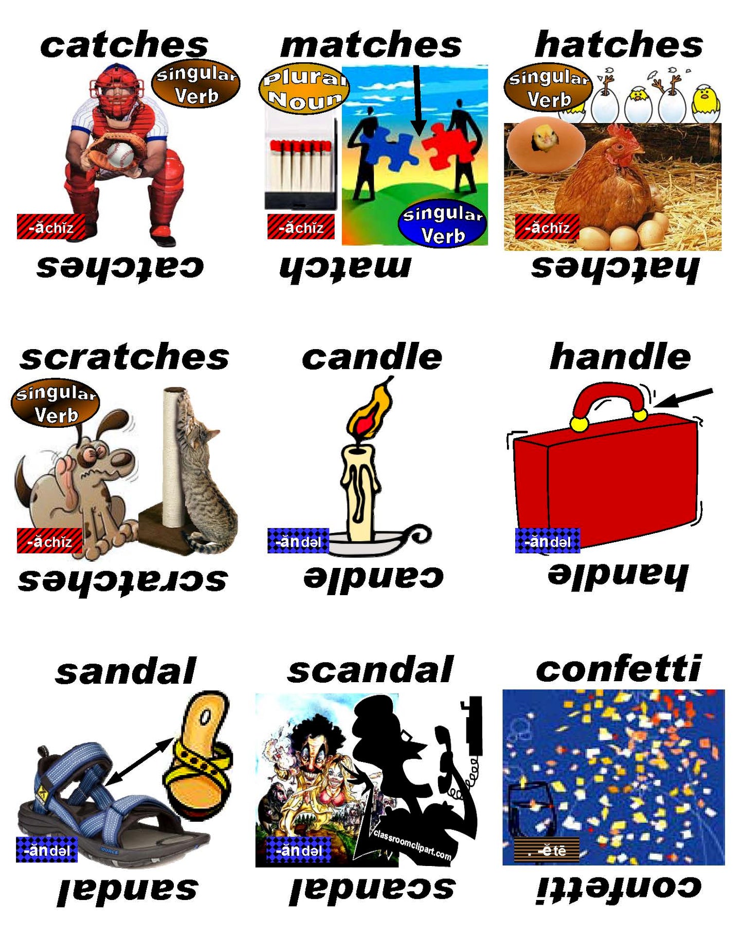 B-03.14 Get & Use Deck J of 52 Advanced Rhyming-Words Picture Cards