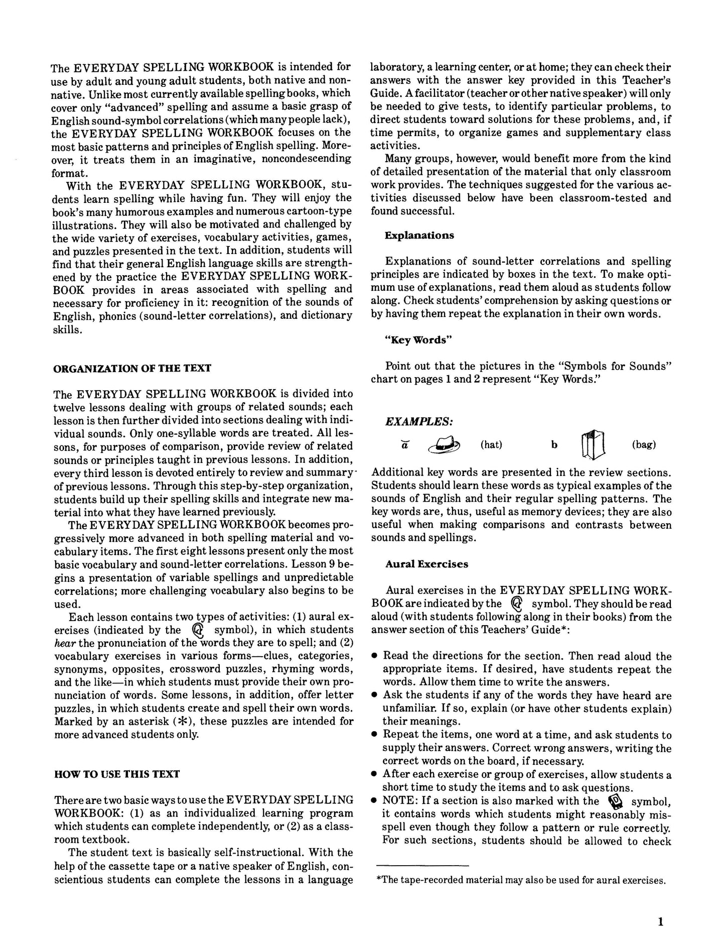 B. Spelling: Teacher's Guide & Answer Key for Basic Workbook PRINT VERSION + Shipping