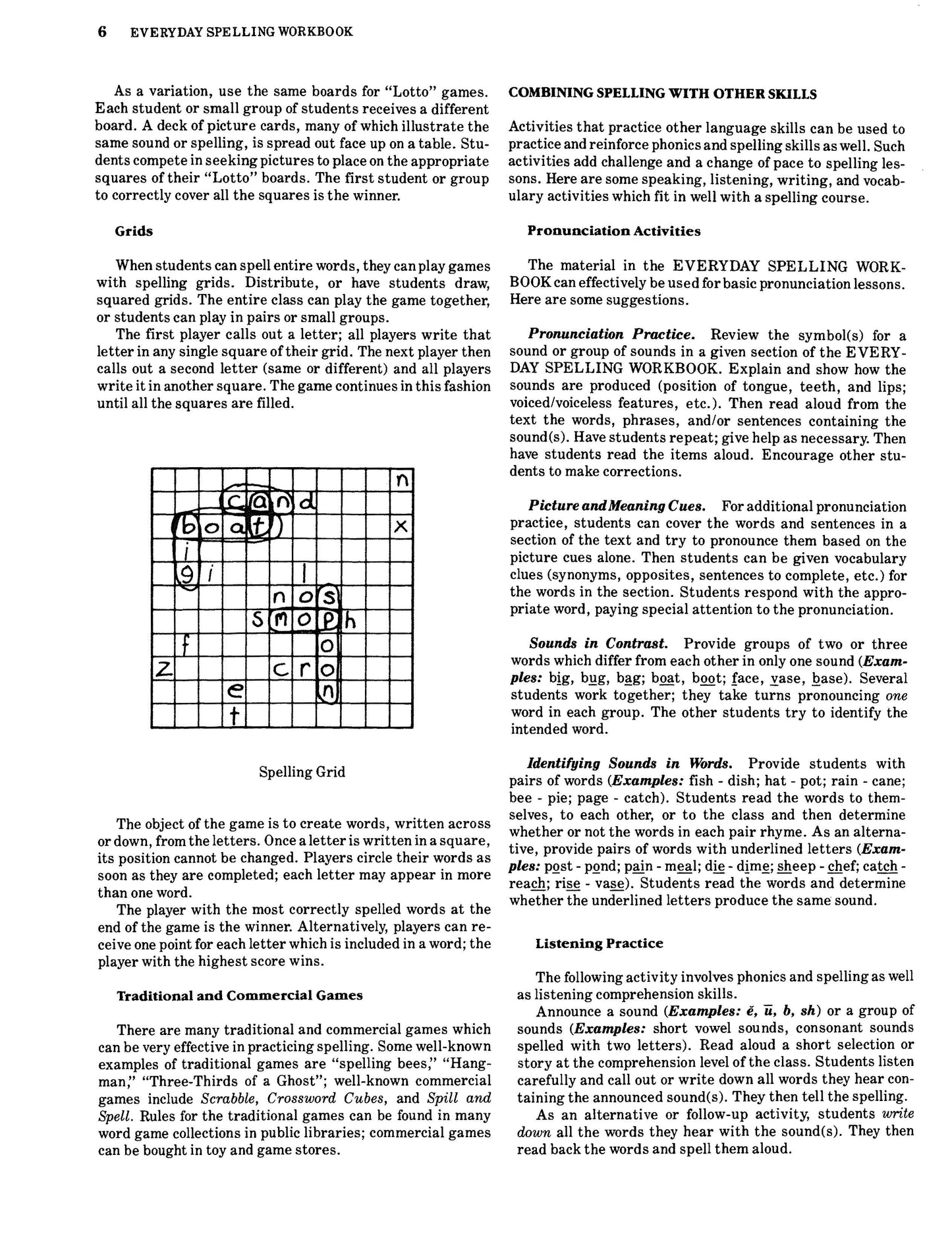 B. Spelling: Teacher's Guide & Answer Key for Basic Workbook PRINT VERSION + Shipping