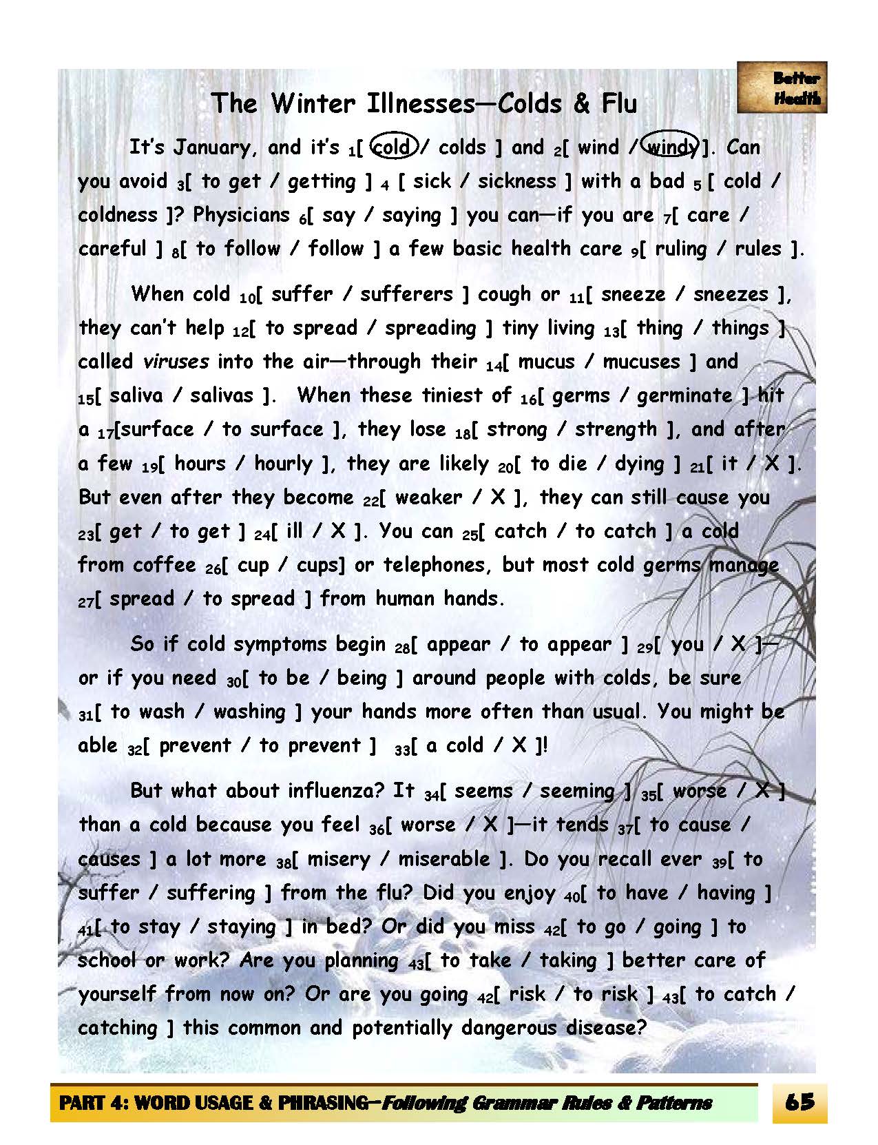 C-02.04 Consider Word Grammar, Usage & Phrasing