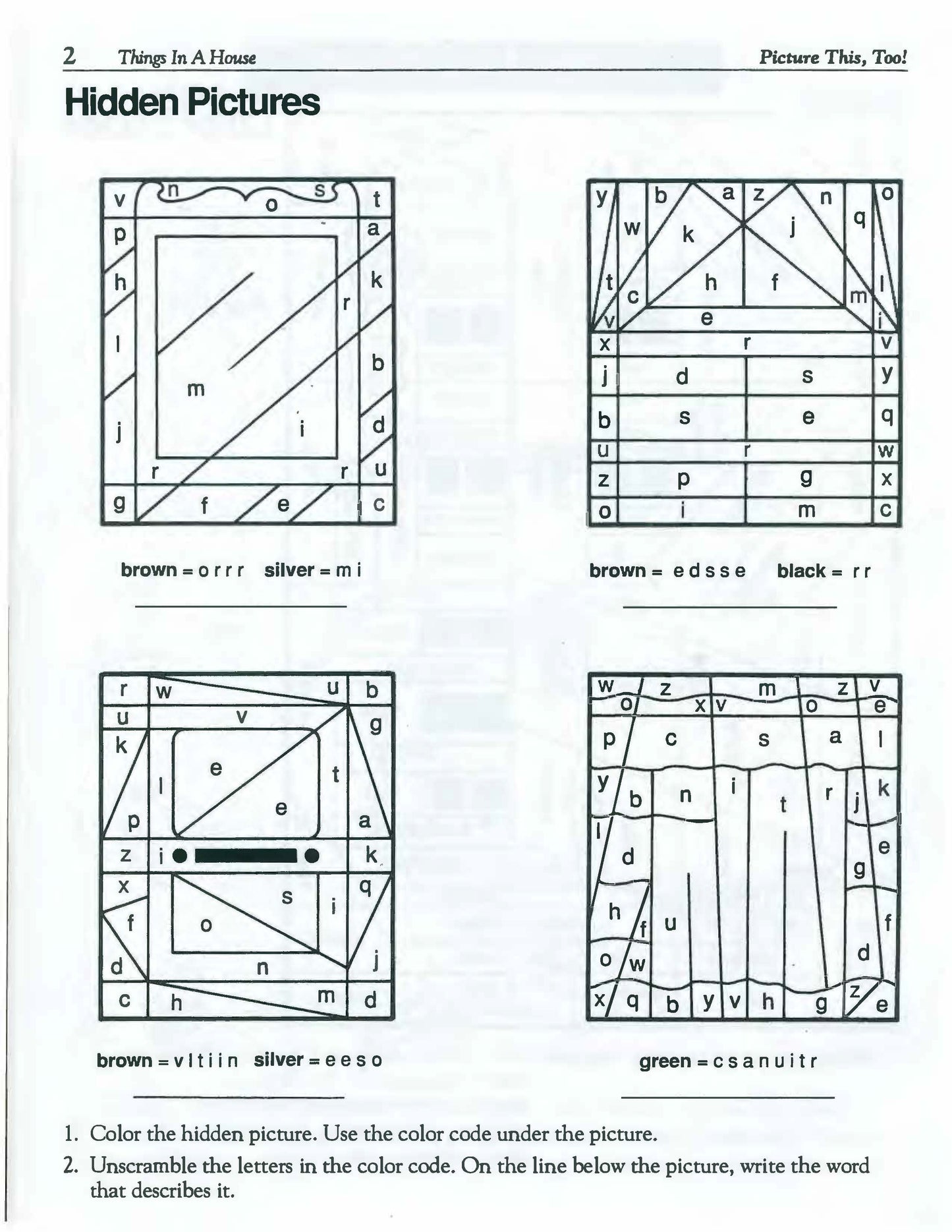 C-03.5 Solve 21 Simple Puzzles 7 in Each of 3 Everyday Categories of Meaning