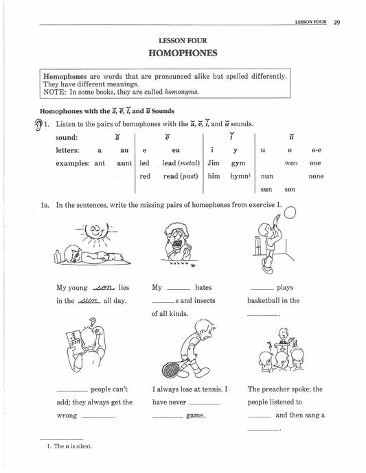 C-05.1 Do a Textbook Lesson on Homophones