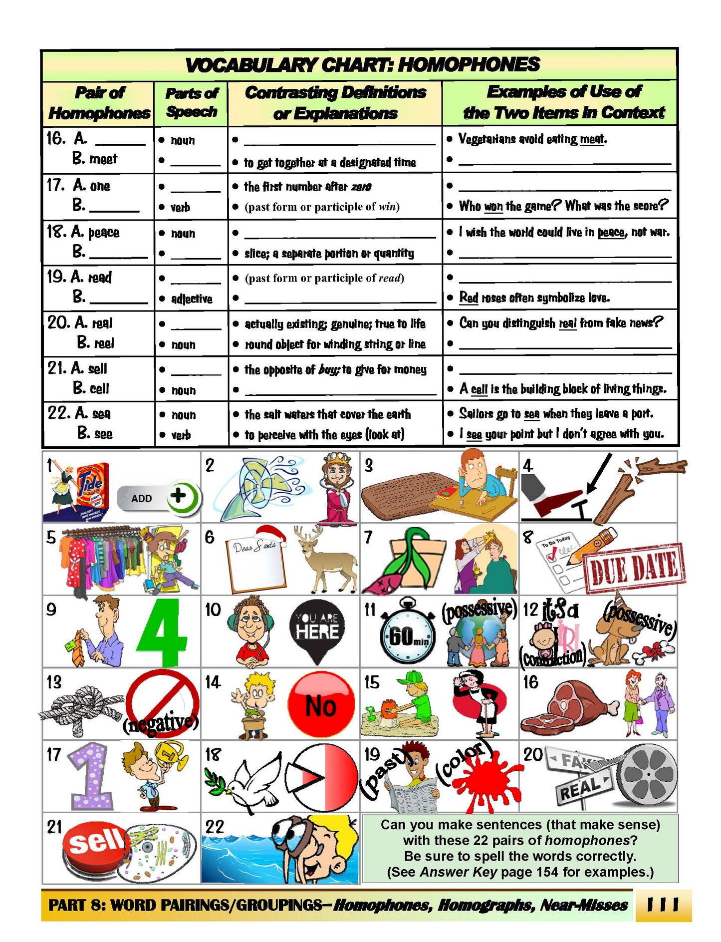 C-05.2 Distinguish Among Homophones, Homographs, Near-Misses