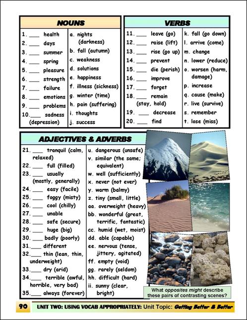 C-05.10 Use Synonyms & Opposites: Say the Same Thing in Different Ways