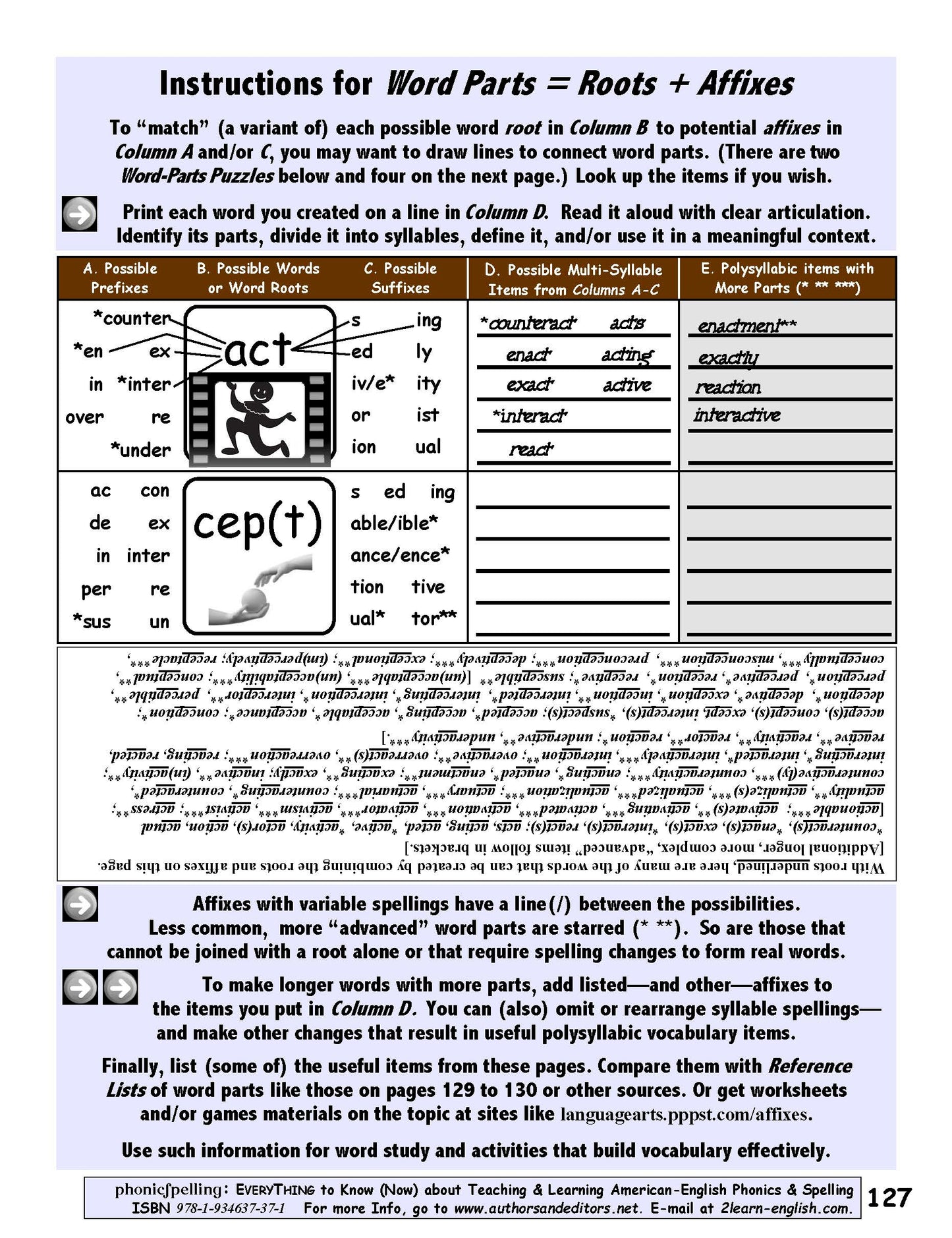 C-06.01 Teach Word Parts = Roots & Affixes