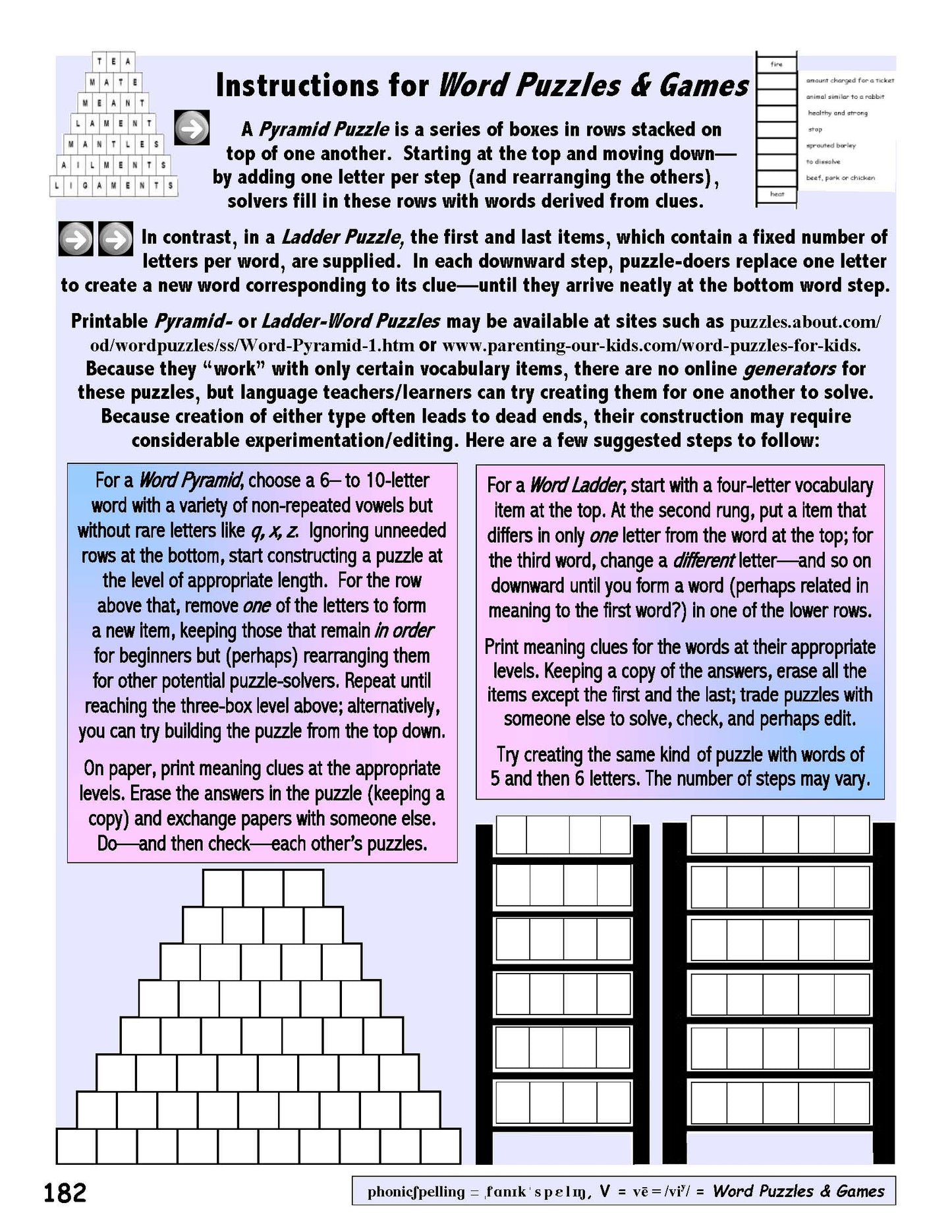 C-07.01 Make & Use Word Puzzles & Games