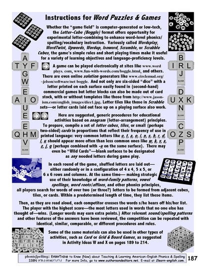 C-07.01 Make & Use Word Puzzles & Games