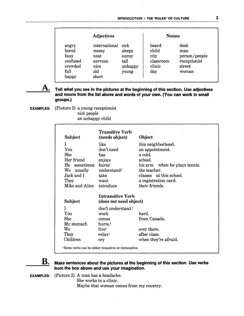 D-00.01 Use Essential Parts of Speech