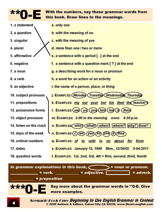 D-00.03 Review What You Know with Grammar Words
