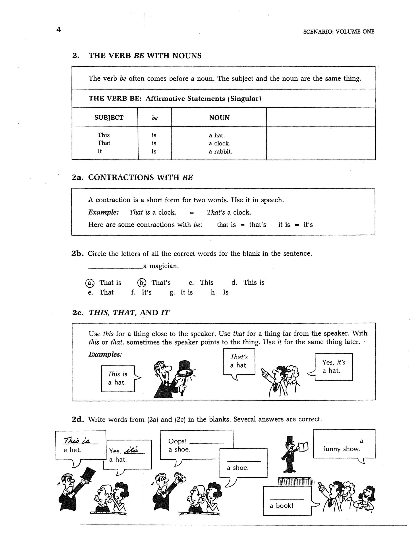 D-01.04 Understand & Make Statements with BE, Singular & Plural, Affirmative & Negative