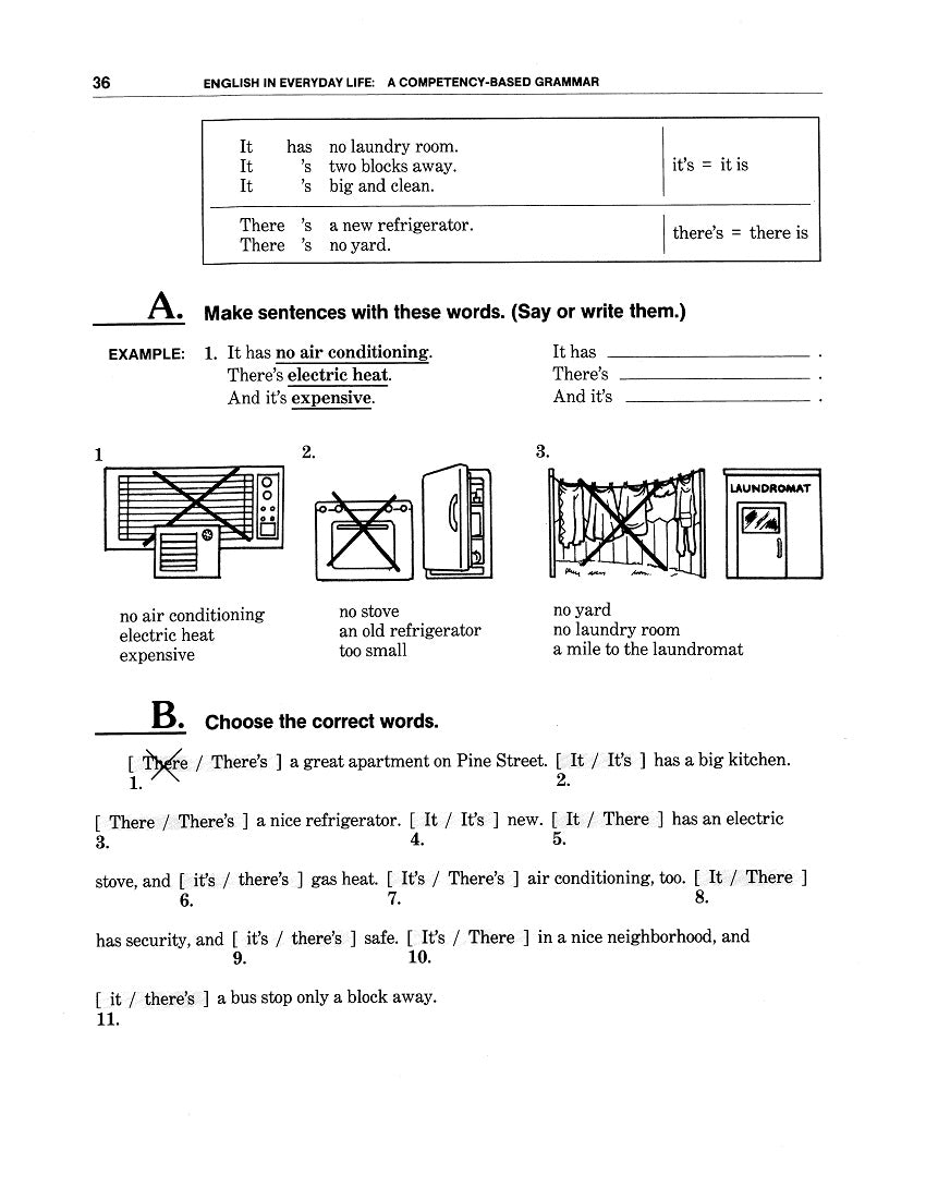 D-01.08 Use IT & THERE in Affirmative & Negative BE-Sentences