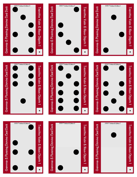 C-10b Phrasing of Verb Phrases (six 28-Card Decks)