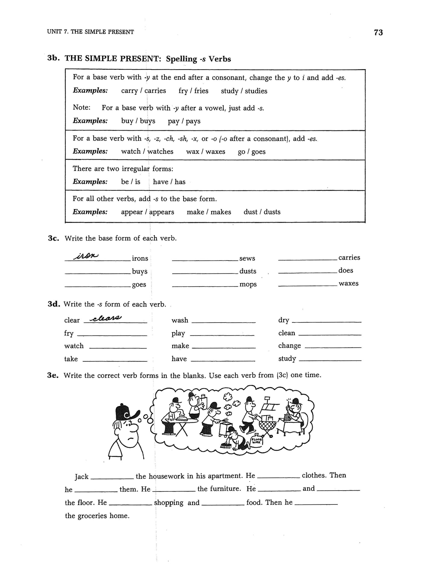 D-03.06 Get & Make All Kinds of Simple Present Statements & Yes/No Questions