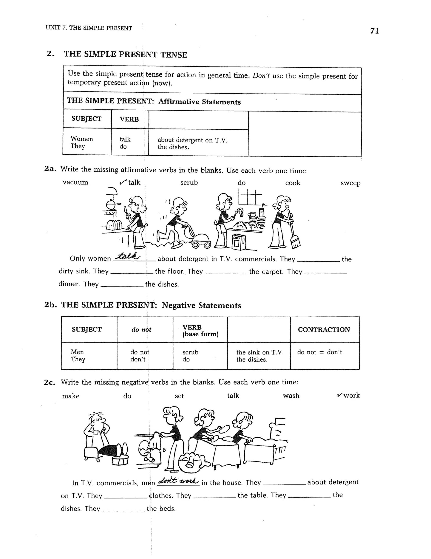 D-03.06 Get & Make All Kinds of Simple Present Statements & Yes/No Questions