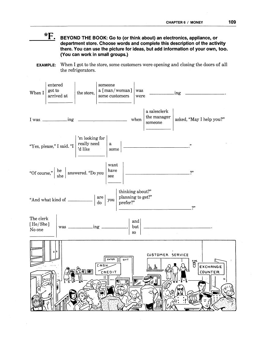 D-04.03 Use the Present & Past Continuous in Affirmative & Negative Statements, Questions & Answers