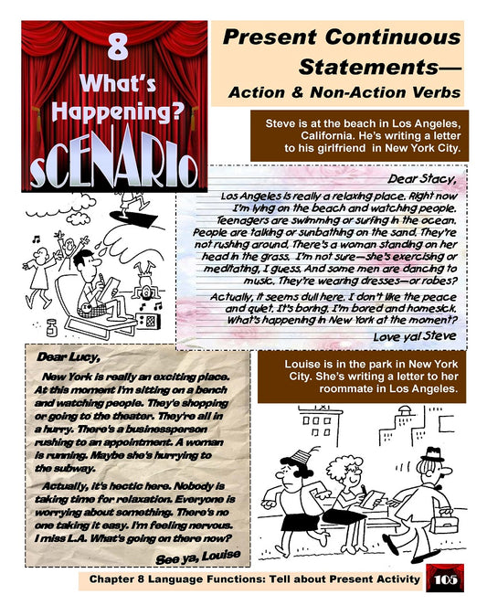 D-04.05 Make Present Continuous Statements with Action vs Non-Action Verbs