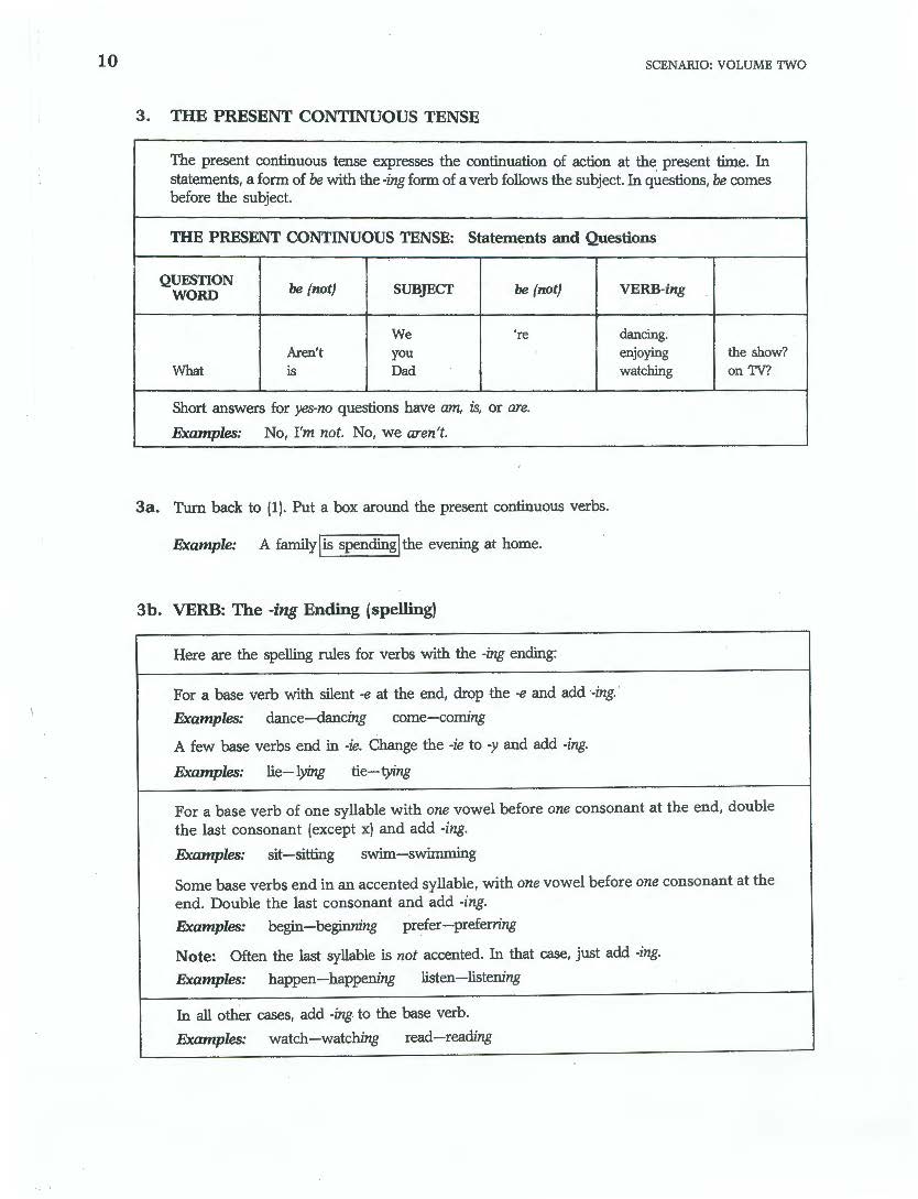 D-04.13 Start Out (Again) with Review & Comparison of Present-Time Verb Phrasing