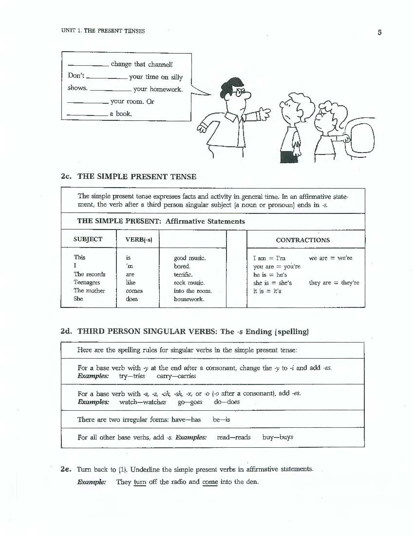 D-04.13 Start Out (Again) with Review & Comparison of Present-Time Verb Phrasing