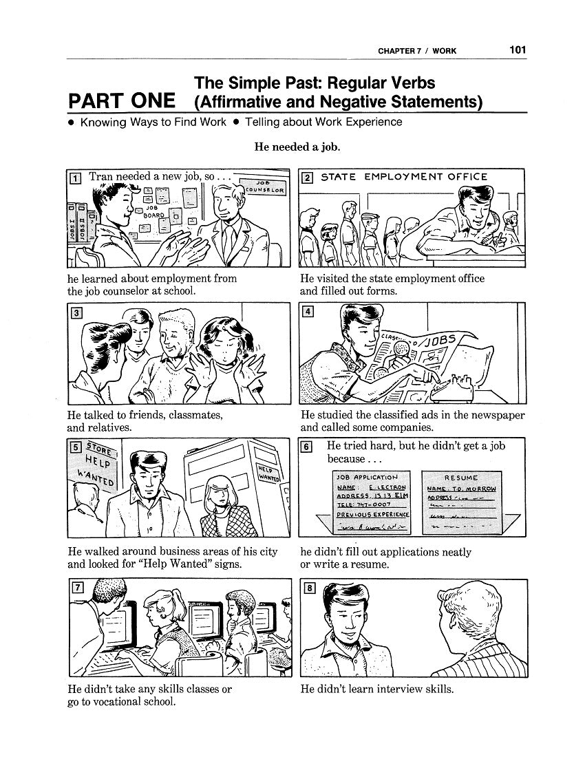 D-08.02 Use Regular & Irregular Simple-Past Verbs in Affirmative & Negative Statements & Questions