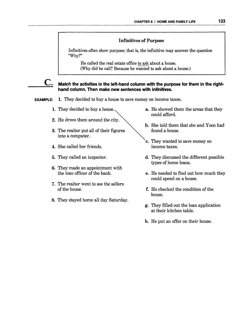 D-11.08 Infinitives before and after Verbs, Adjectives & Nouns