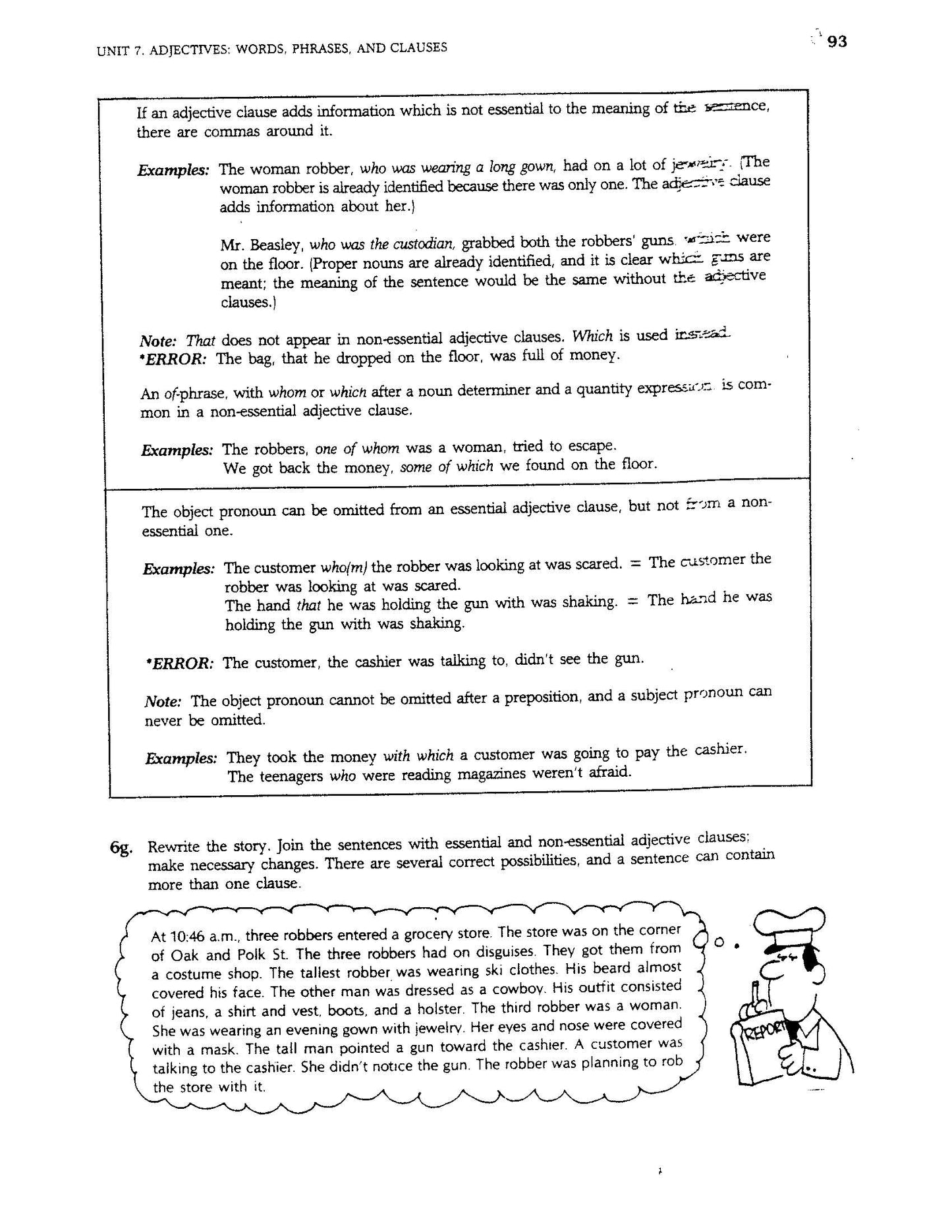 D-12.15 Use Words, Phrases & Clauses to Modify or Describe Nouns & Pronouns