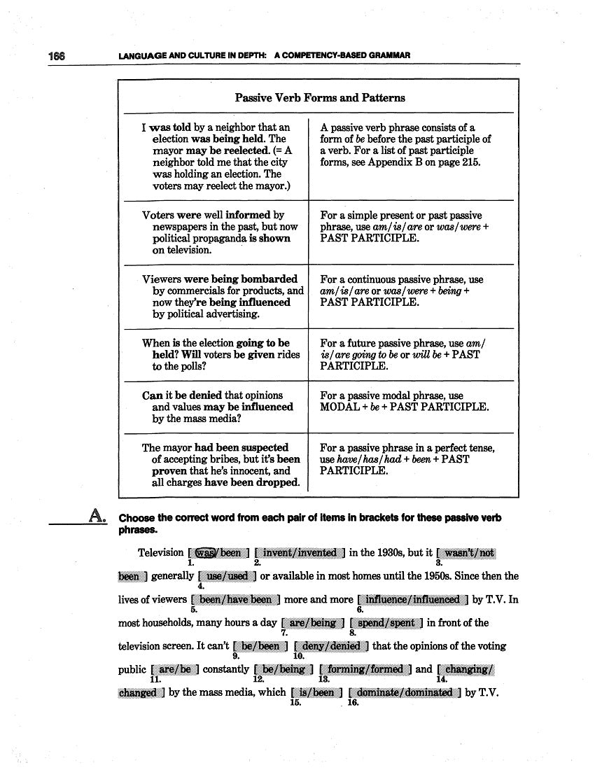 D-14.02 Use Passive vs Active Verbs in Sentences as Participial Adjectives, in Adjective Clauses