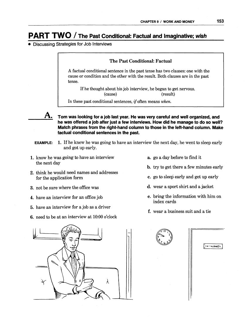 D-15.02 Understand & Produce Present & Past Conditionals