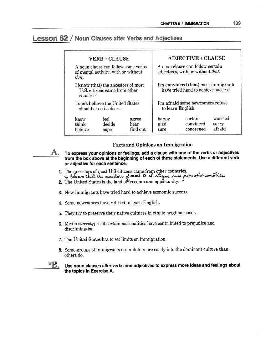 D-15.03 Get & Embed Noun Clauses After Certain Verbs & in Direct & Indirect Speech