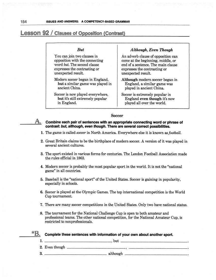 D-15.04 Get & Create Adverb Clauses of Time, Contrast, Effect & Purpose and If-Clauses (Real & Contrary-to-Fact)