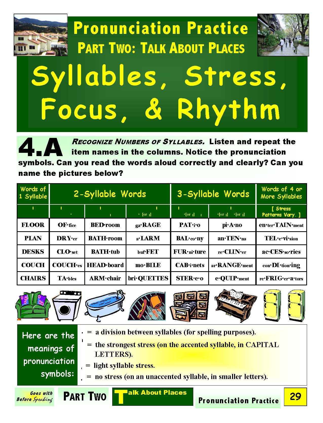E-02.02 Recognize & Contrast Numbers of Syllables & Syllable-Stress Patterns in Place Description