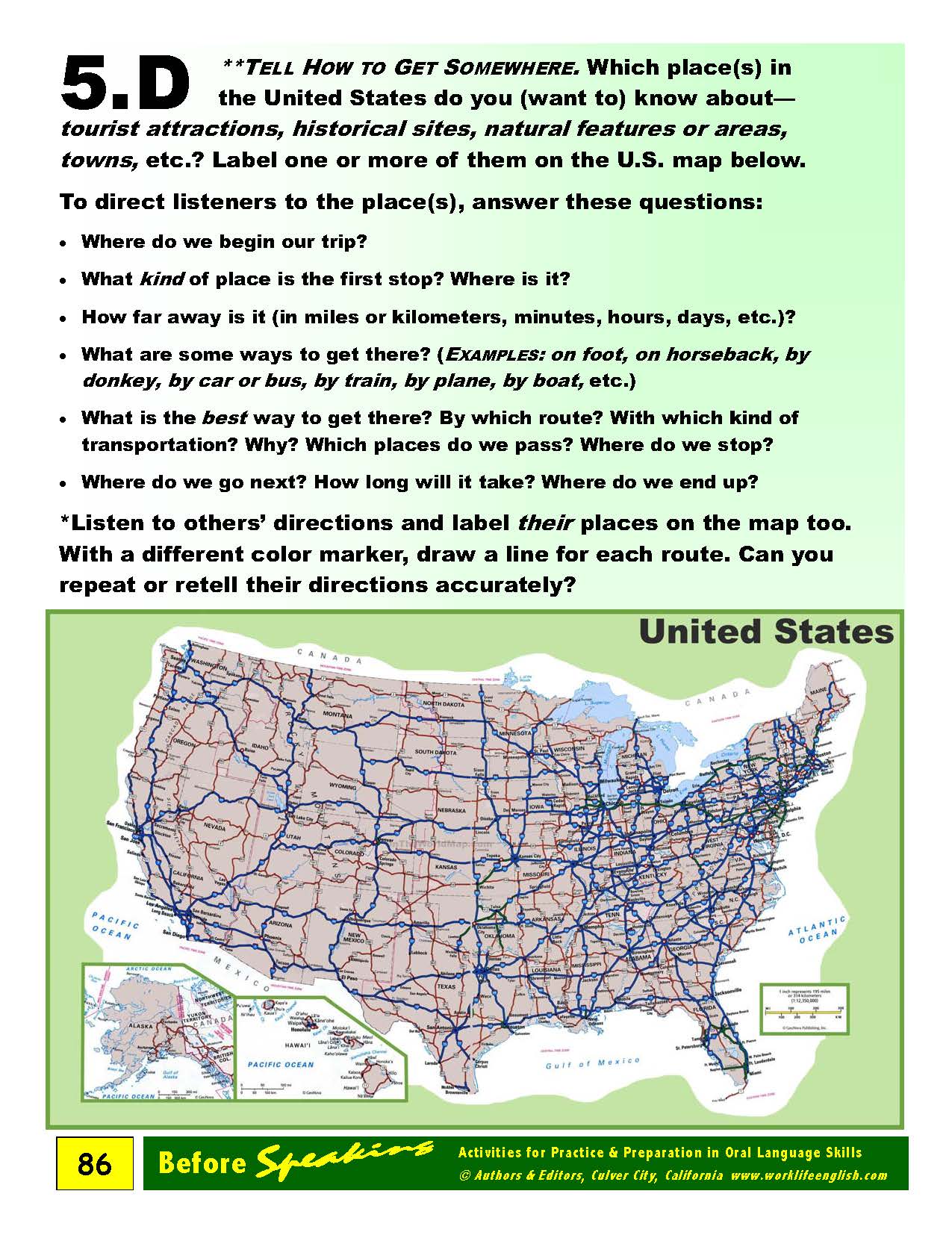 E-02.06 Ask, Give & Follow Directions (with Place Names) in Sequence