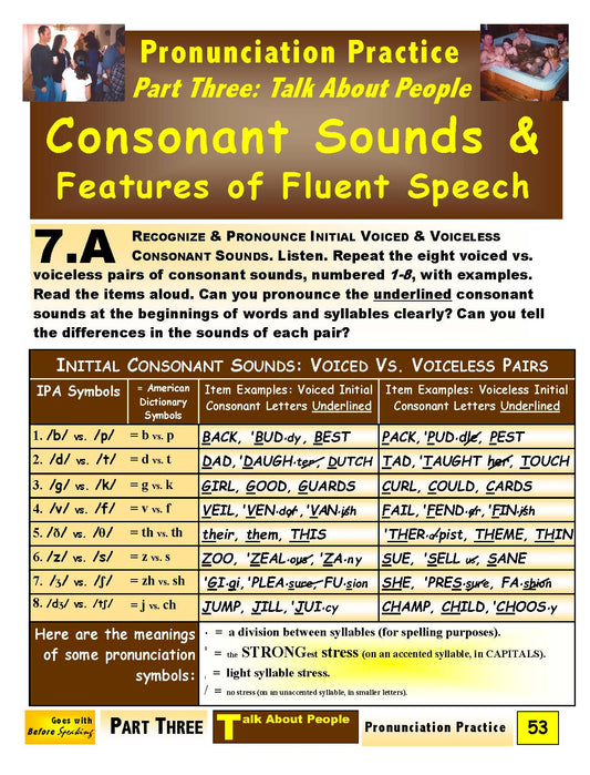 E-03.02 Recognize & Articulate Initial Consonant Sounds Describing People