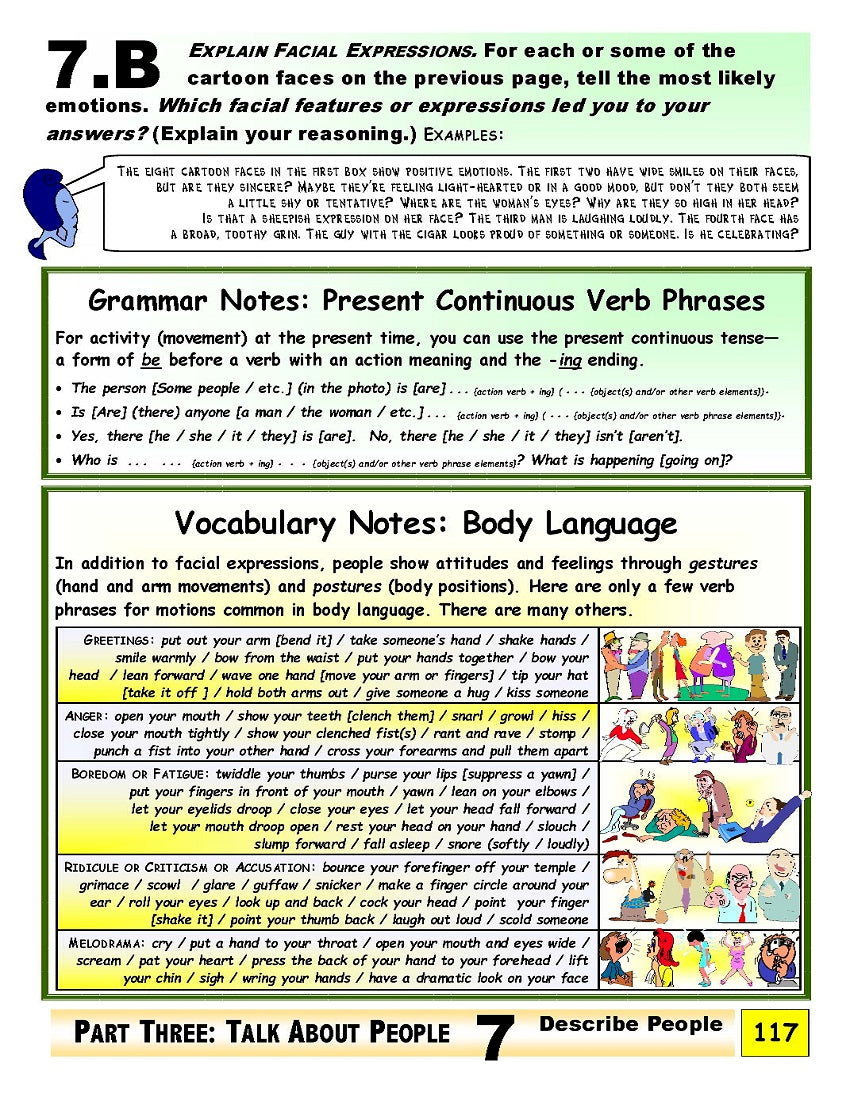E-03.03 Focusing on Initial Consonants, Talk About People by Describing Them