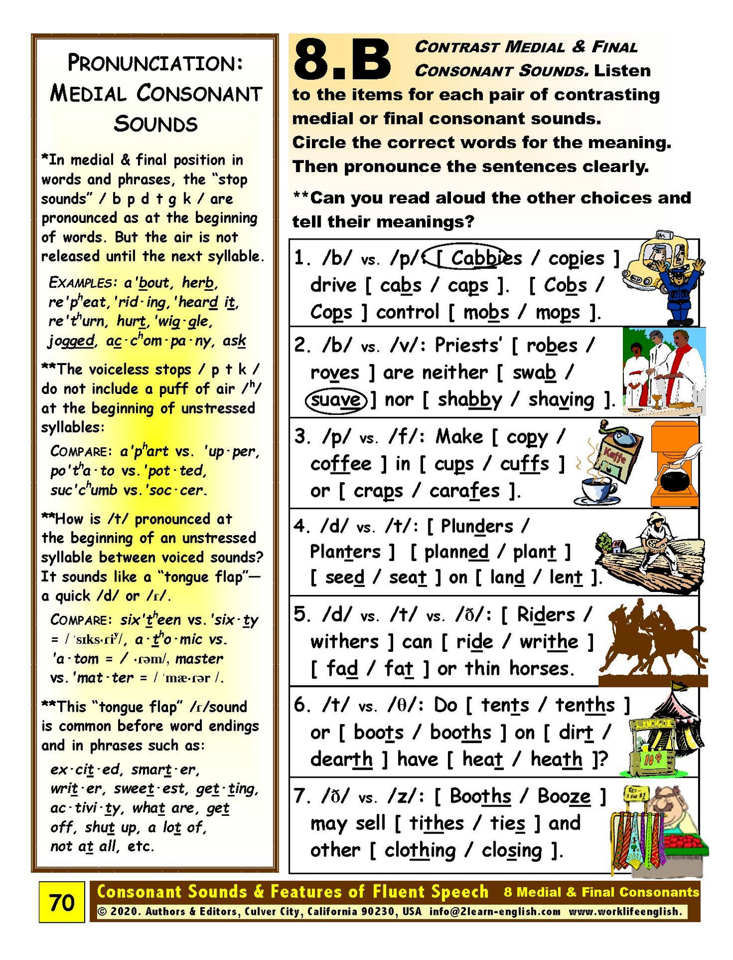 E-03.05 Recognize, Pronounce, Spell & Contrast Medial & Final Consonants While Naming Actions
