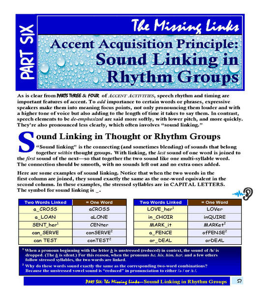 E-03.12 Link, Join or Blend (the Sounds of) Words in Fluent Discourse