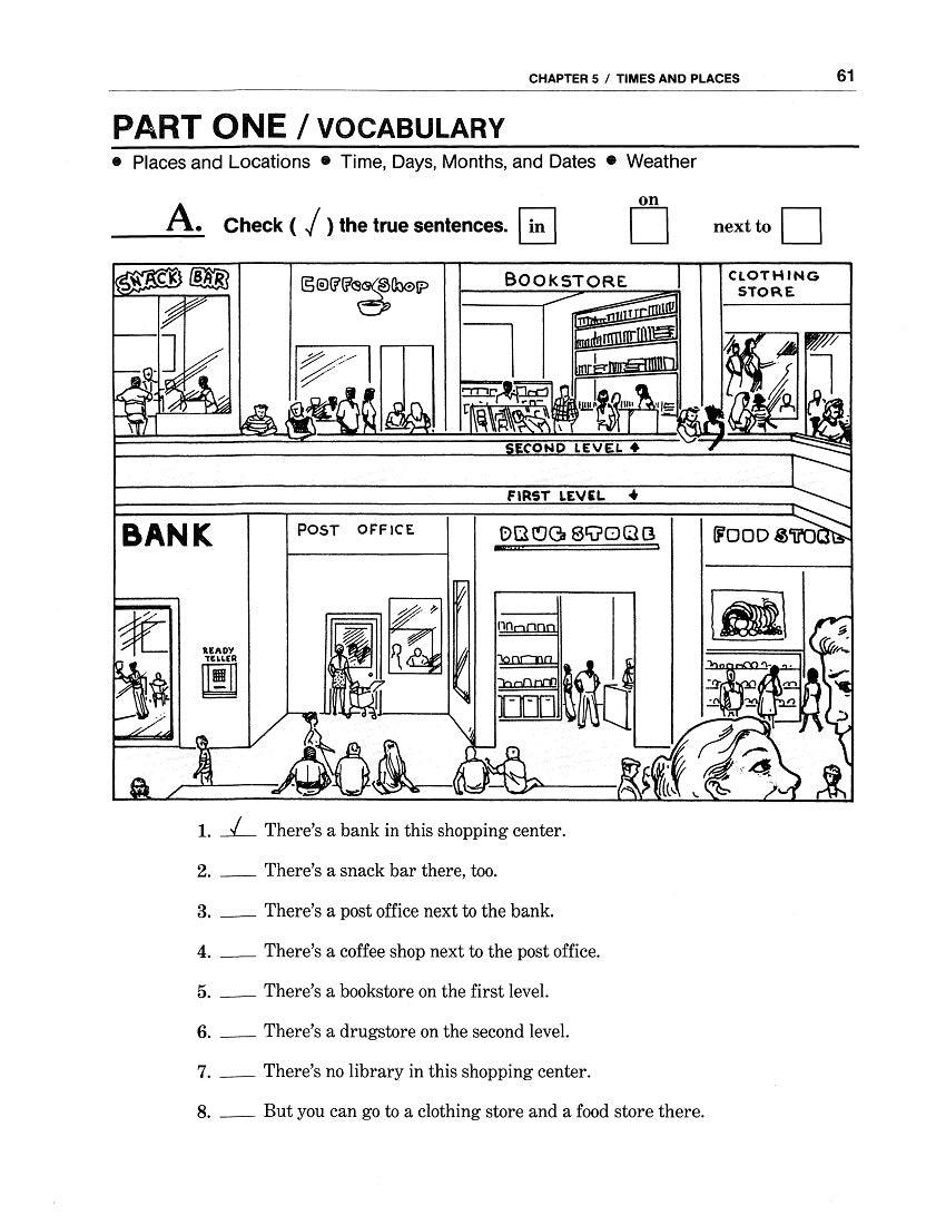 E-04.05 Continue Basic Oral-Skills Training with Talk About Time, Place & Weather