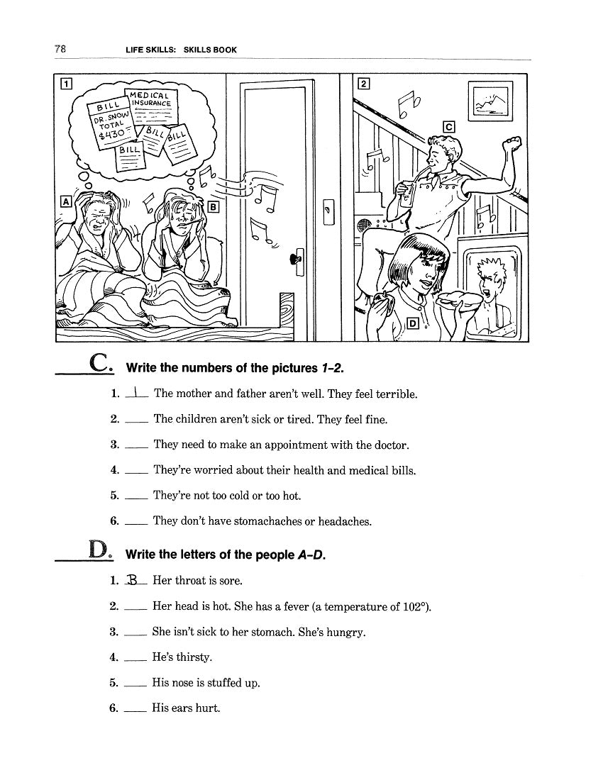 E-04.06 With Be-Sentences, Understand & Talk About Sizes, Prices & Physical Feelings