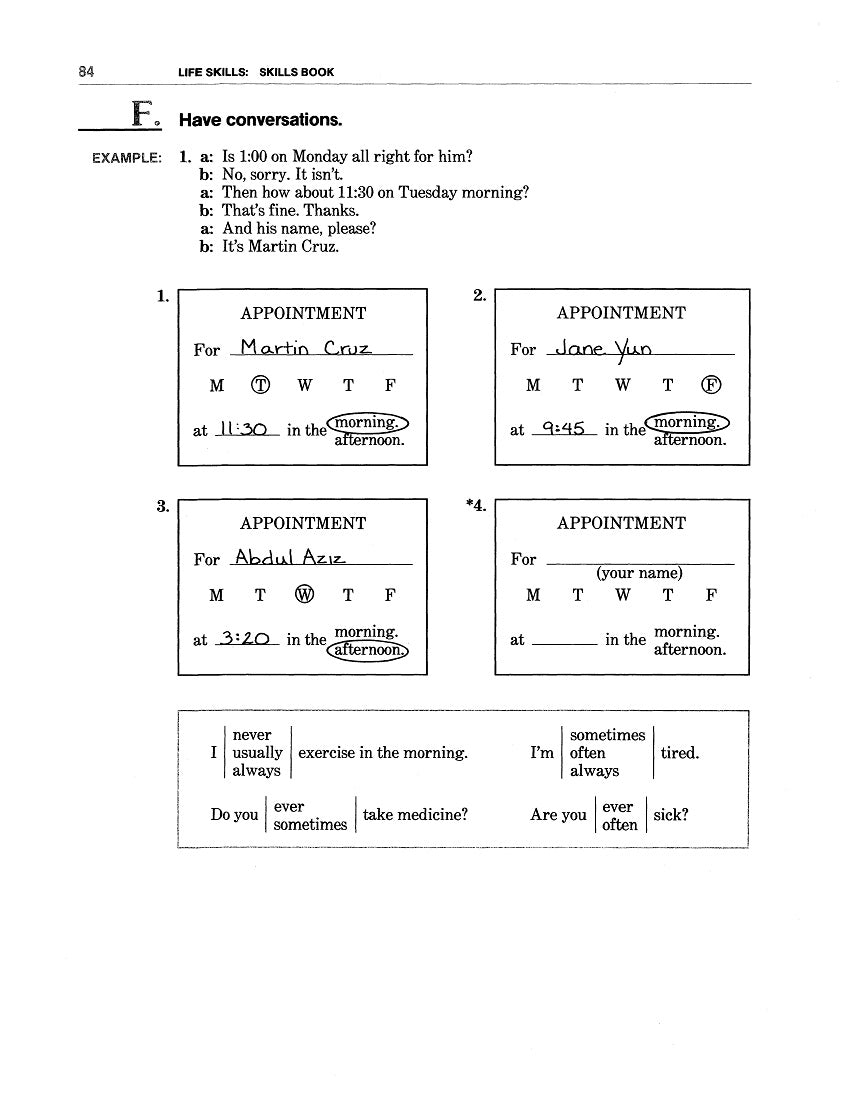 E-04.06 With Be-Sentences, Understand & Talk About Sizes, Prices & Physical Feelings