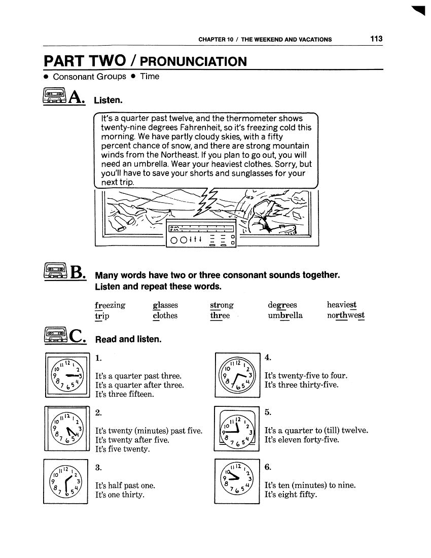 E-05.10 Use Assorted Grammar to Wrap It Up with Weekend & Vacation Plans